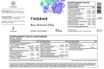 Thorne Basic Nutrients 2/Day